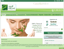 Tablet Screenshot of cienporciennatural.com